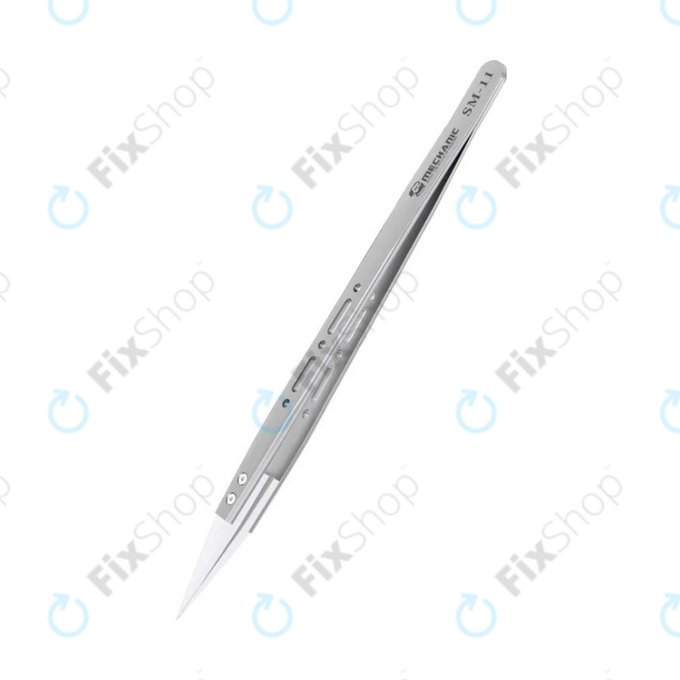 Mechanic SM-11 - Hitzebeständige Keramikpinzette mit scharfer Spitze