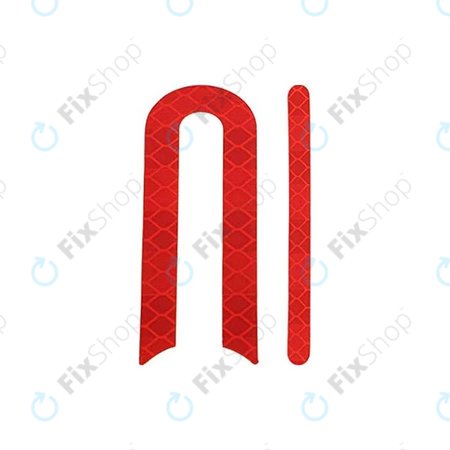 Xiaomi Mi Electric Scooter 2 M365 - Reflektierende Aufkleber Komplettset (Red)