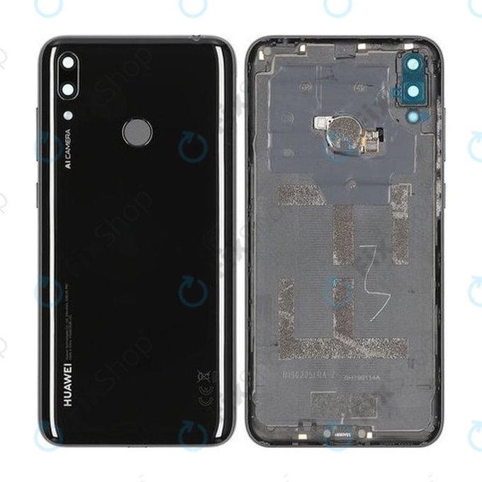 Huawei Y7 (2019) - Akkudeckel (Midnight Black) - 02352KER, 02353NCT, 02352KEQ, 02352KKE