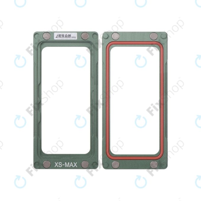 XHZC - Magnetische Druckhalte Form zum Laminieren für Apple iPhone XS Max