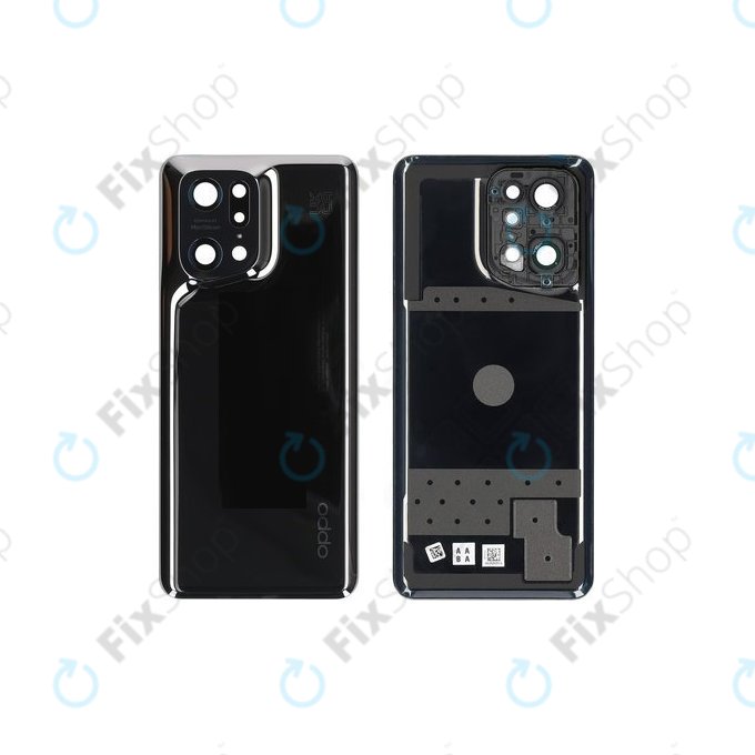 Oppo Find X5 Pro - Battery Cover (Glaze Black) - 4150045 Genuine Service Pack
