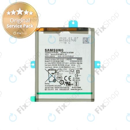 Samsung Galaxy A71 A715F - Akku Batterie EB-BA715ABY 4500mAh - GH82-22153A Genuine Service Pack