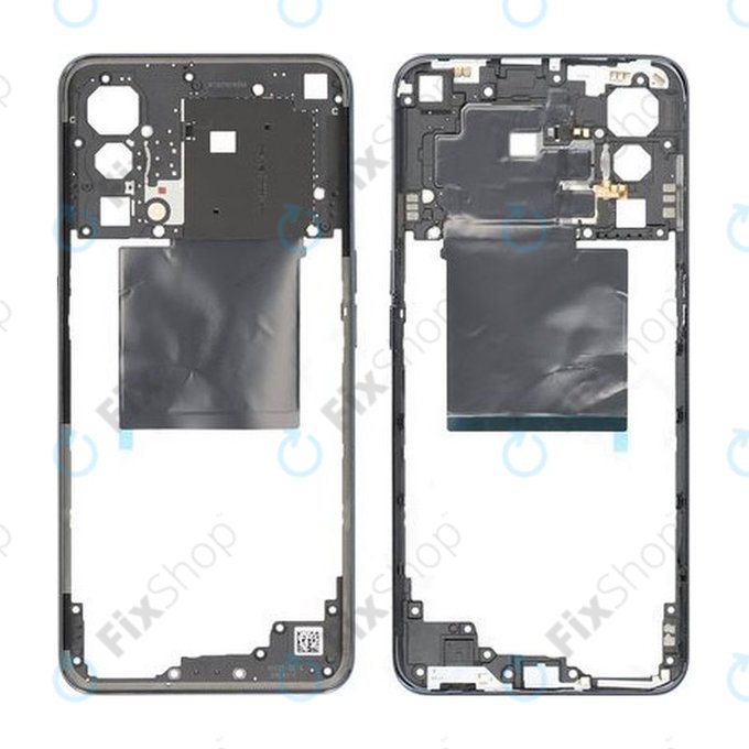 OnePlus Nord CE 5G - Zentraler Rahmen (Charcoal Ink) - 2011100305 Genuine Service Pack