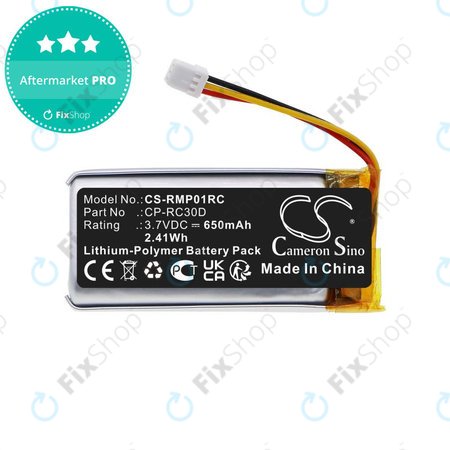 Akku batterie für Razer Naga Pro, Basilisk Ultimate, 650mAh, Li-Pol, 3.7V, CP-RC30D, HQ