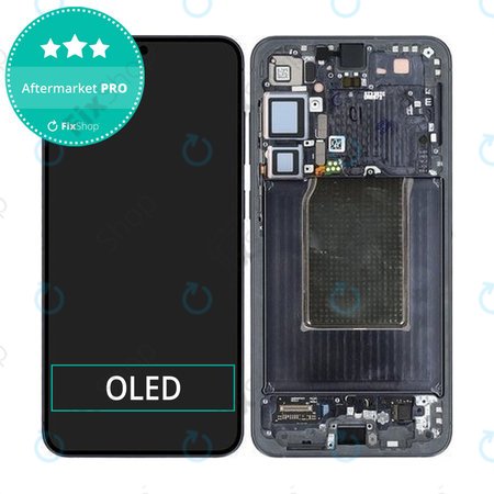 Samsung Galaxy S25 Plus - LCD Display + Touchscreen Front Glas + Rahmen (Blueblack) OLED