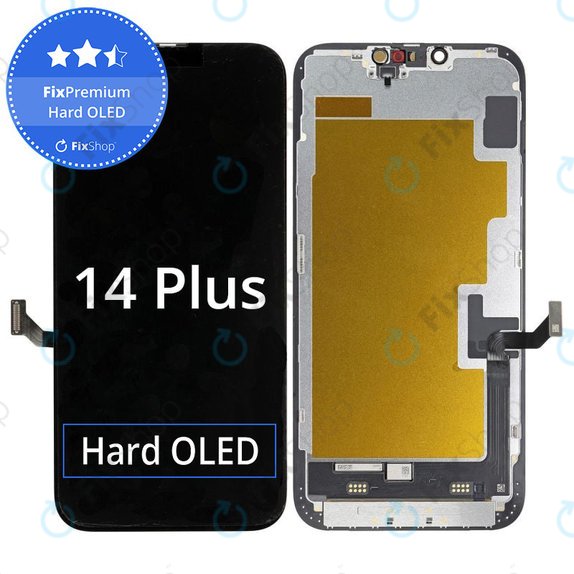 Apple iPhone 14 Plus - LCD Display + Touchscreen Front Glas + Rahmen Hard OLED FixPremium