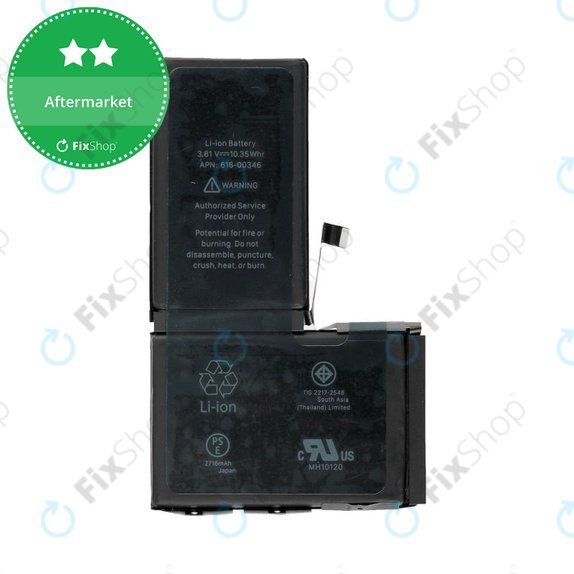 Akku Batterie für iPhone X, 2716mAh