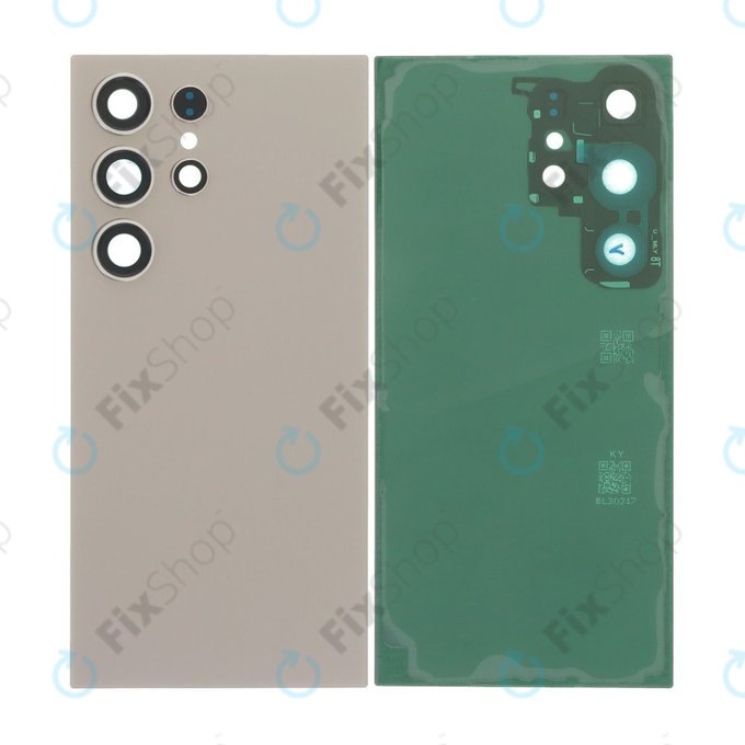 Samsung Galaxy S24 Ultra S928B - Akkudeckel Komplett (Titanium Gray)