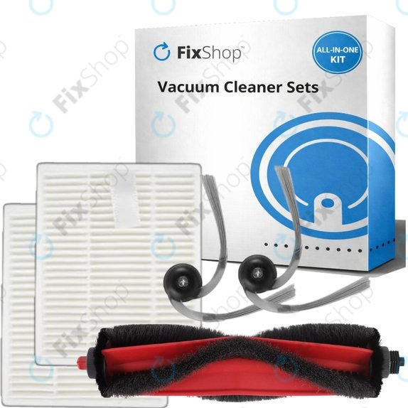 Ersatzteilset für Xiaomi Roborock Q7 M5, Q7 M5+, Q7 L5, Q7 L5+ (1x Hauptbürste, 2x Filter, 2x Seitenbürste)