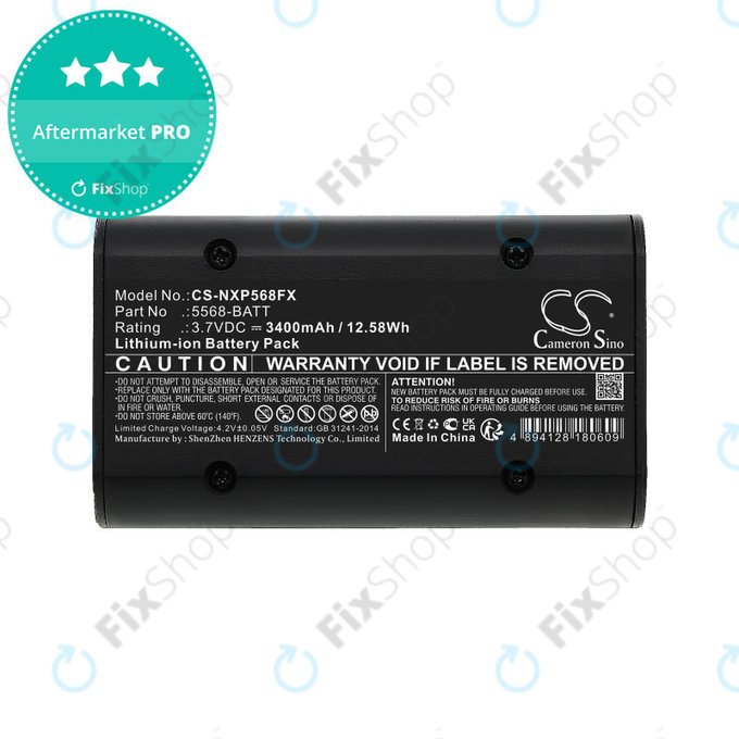 Akku batterie für Nightstick 5566, 5568, 3400mAh, Li-Ion, 3.7V, 5568-BATT, HQ