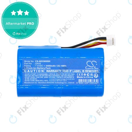 Batterie für Dejavoo Qd2, Nexgo N86, Wizarpos Q2, 2600mAh, Li-Ion, 7.4V, GX05, HQ