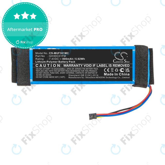 Akku batterie für Xiaomi Fimi Palm, 800mAh, Li-Pol, 7.4V, GH3DC01FM, HQ