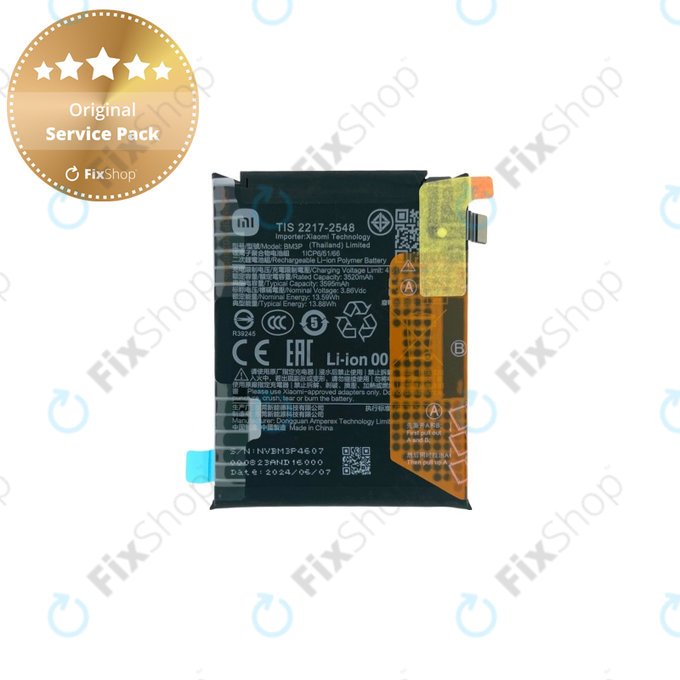 Xiaomi Mix Flip 2405CPX3DC - Akku Batterie BM3P 3595mAh - 1330102000132B Genuine Service Pack