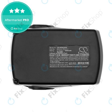 Akku batterie für Hilti B22 Ag 125-A22, Wsr 22-A, 4000mAh, Li-Ion, 21.6V, B22/2.6, HQ