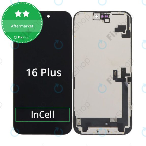 Display In-Cell HD+ für iPhone 16 Plus, Touchscreen-Glas mit Rahmen