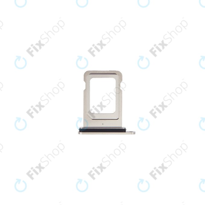 Apple iPhone 15 Pro, 15 Pro Max - SIM Steckplatz Slot (White Titanium)