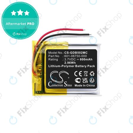 Akku batterie für GoPro Hero 4 Session, Hero 5 Session, 800mAh, Li-Pol, 3.7V, 601-06750-000, HQ