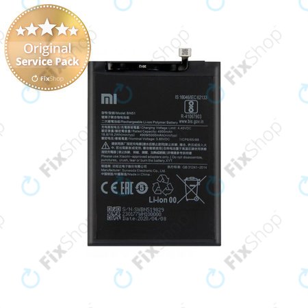 Xiaomi Redmi 8, 8A - Akku Batterie BN51 5000mAh - 46BN51W02093 Genuine Service Pack