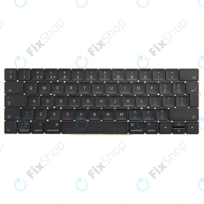 Apple MacBook Pro 13" A1706, 15" A1707 (Late 2016 - Mid 2017) - Tastatur UK