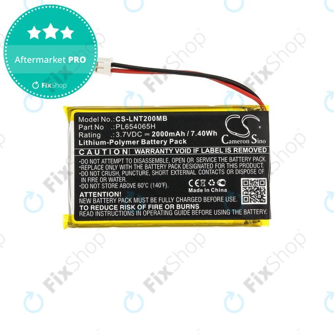 Batterie für Luvion Prestige Touch 2, 2000mAh, Li-Pol, 3.7V, PL654065H, HQ