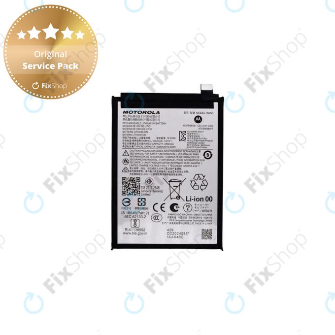 Motorola Moto G75 5G - Akku Batterie RW50 5000mAh - SB18E36915 Genuine Service Pack