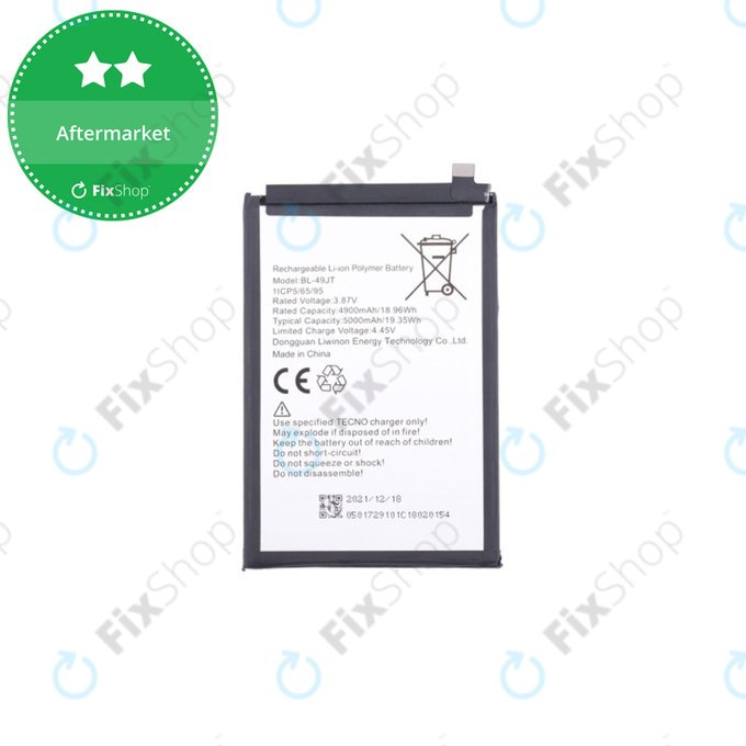 Tecno Spark 20 - Akku Batterie 5000mAh