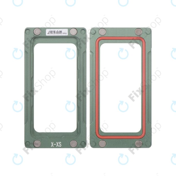 XHZC - Magnetische Druckhalte Form zum Laminieren für Apple iPhone X, XS