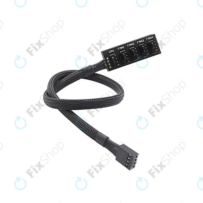 PWM Lüfter Hub, 4-Pin, für 5 Lüfter