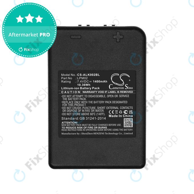 Akku batterie für Autec Funkfernsteuerung Air, Modular AJM, 1400mAh, Li-Ion, 7.4V, LPM02, HQ