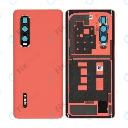 Oppo Find X2 Pro - Akkudeckel (Orange) - 4903806 Genuine Service Pack