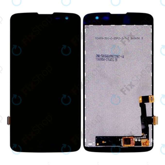 LG K7 X210 - LCD Display + Touchscreen front Glas (Schwarz)
