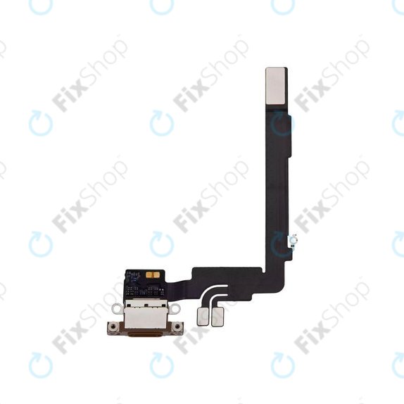 Apple iPhone 16 Pro Max - Ladestecker Ladebuchse + Flex Kabel (Desert Titanium)