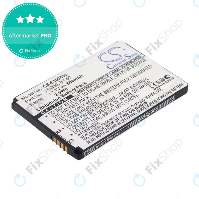 Akku batterie für Motorola Wilder, 800mAh, Li-Ion, 3.7V, BQ50, HQ