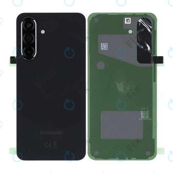 Samsung Galaxy A36 A366E - Akkudeckel (Awesome Black) - GH82-36804A Genuine Service Pack