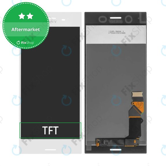 Sony Xperia XZ Premium Dual G8142 - LCD Display + Touchscreen Front Glas (Luminous Chrome) TFT