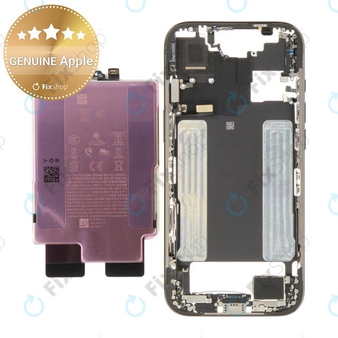 Mittelrahmen mit Batterie für iPhone 17 Air | Black | ZD076-00716 | Genuine Apple