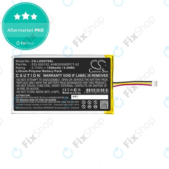 Akku batterie für Logitech G913, G913 TKL, G915, G915TKL, 1500mAh, Li-Pol, 3.7V, 533-000152, HQ