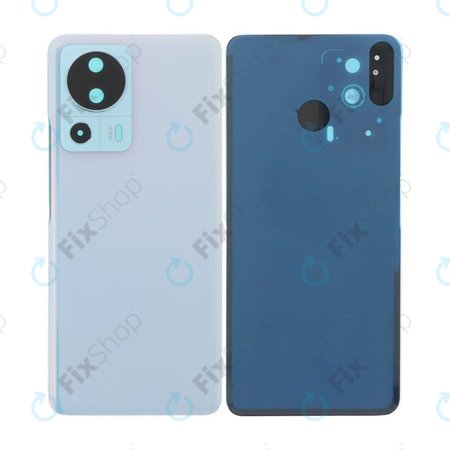 Xiaomi 13 Lite - Akkudeckel + Rahmen + Rückfahrkameraglas (Blue)