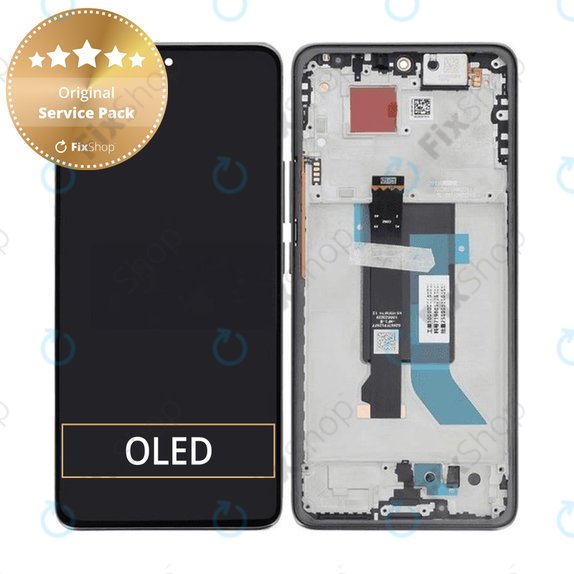 Xiaomi Poco X7 24095PCADG - LCD Display + Touchscreen Front Glas + Rahmen (Green) - 5600020O16P00 Genuine Service Pack