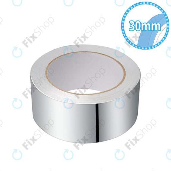 Hitzebeständiges Aluminium-Band (EMI/RFI) - 30mm x 25m