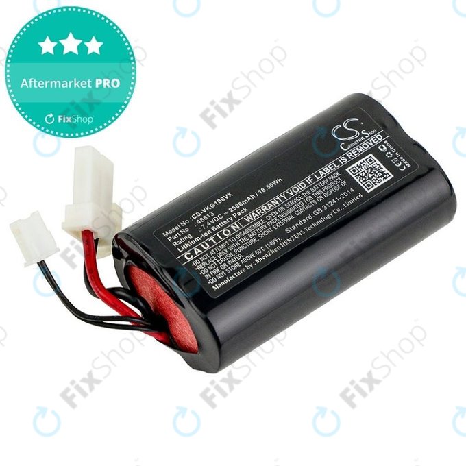 Vorwerk Kobold VG100 - Akku Batterie 48813 Li-Ion 7.4V 2500mAh HQ