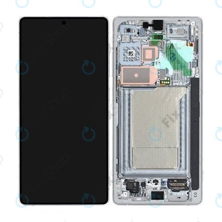 Samsung Galaxy S25 Ultra - LCD Display + Touchscreen Front Glas + Rahmen (Titanium Silverblue) OLED