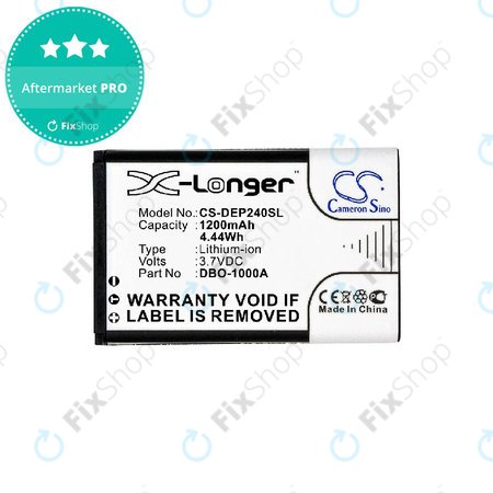 Batterie für Doro 1370, 1372, 2404, 6040, 1200mAh, Li-ion, 3.7V, DBO-1000A, HQ