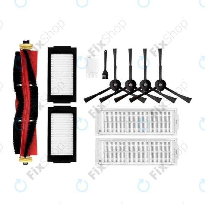 Xiaomi Mi Robot Vacuum Mop Pro (P), Viomi V2, V2 Pro, V3, SE - Standard-Set (Schwarz)