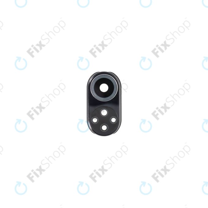 Huawei Nova 9 - Rückfahrkameraglas + Rahmen (Black) - 51680446 Genuine Service Pack
