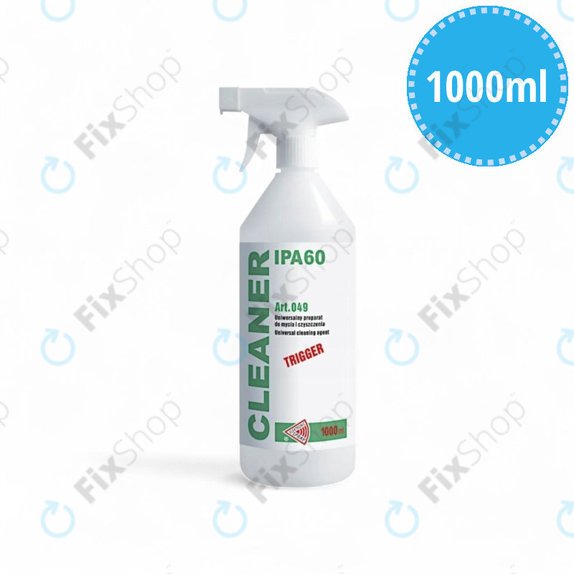 Isopropanol 60%, 1000 ml, Sprühflasche, Cleanser IPA
