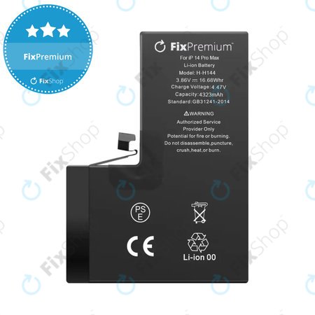 Apple iPhone 14 Pro Max - Akku Batterie A2830 4323mAh FixPremium