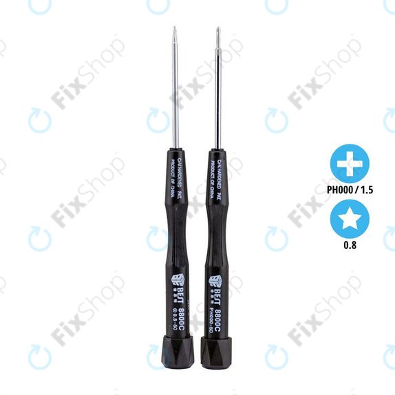 Best 8800C - Schraubendreher - Pentalobe PL1 (0.8mm) + Phillips PH000 (1.5mm)