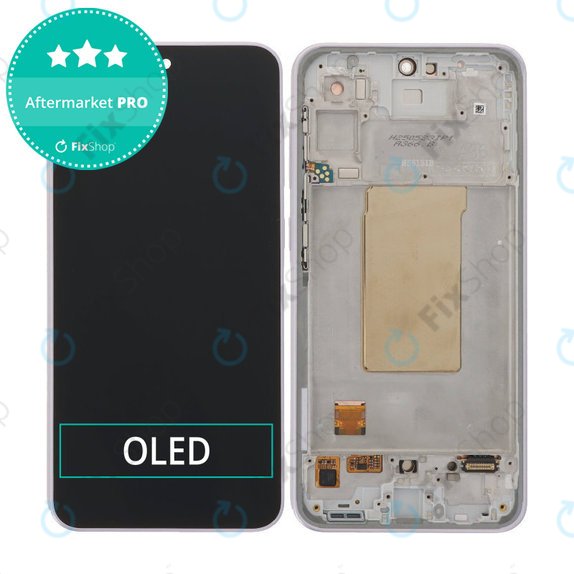 Samsung Galaxy A36 A366E - LCD Display + Touchscreen Front Glas + Rahmen (Awesome Lavender) OLED