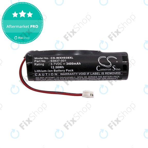 Akku batterie für WAHL Beretto Black Stealth, Chrome, 3400mAh, Li-Ion, 3.7V, 93837-001, HQ